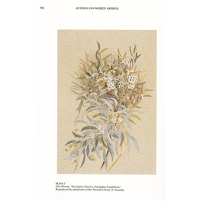 Book: Australian Women Artists: First Fleet to 1945 : History, Hearsay and Her say, written and signed by Caroline Ambrus