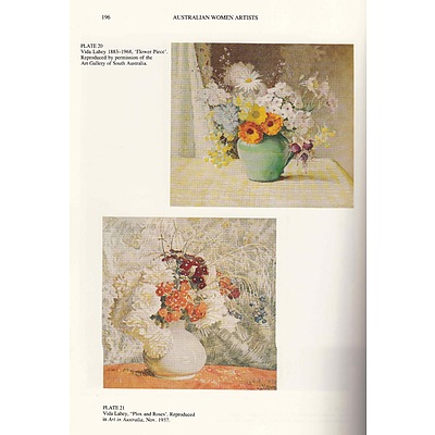 Book: Australian Women Artists: First Fleet to 1945 : History, Hearsay and Her say, written and signed by Caroline Ambrus