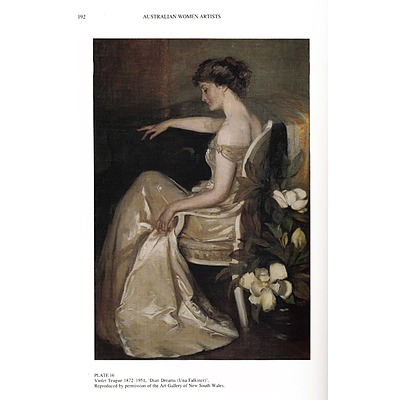 Book: Australian Women Artists: First Fleet to 1945 : History, Hearsay and Her say, written and signed by Caroline Ambrus