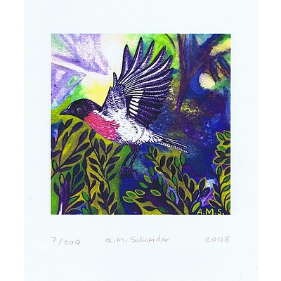 Set of 3 portrait format Australian bird prints