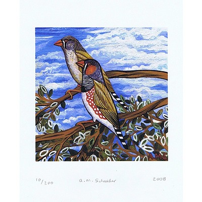 Set of 3 portrait format Australian bird prints