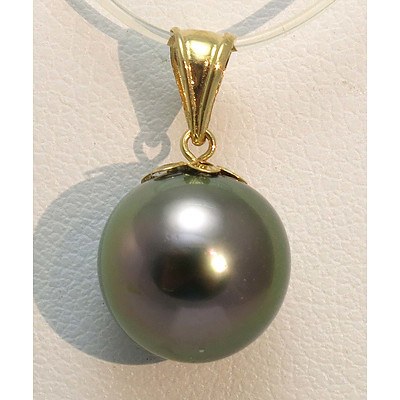18Ct Gold Tahitian Pearl Pendant
