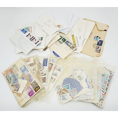 Large Group of Australian and International Stamps, Including 1956 Melbourne Olympics, Red 1d and Green 1/2d Kangaroo Stamps