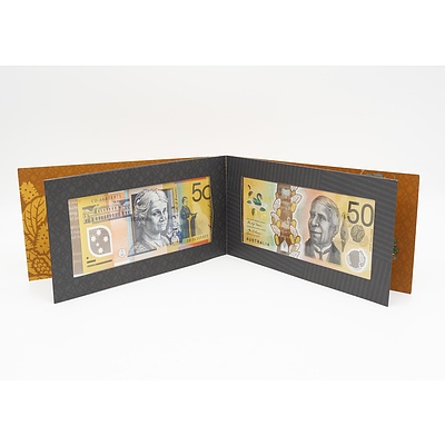 RBA Two Generations of $50, Uncirculated Banknotes, CD16325671 and Next Generation BB180309366
