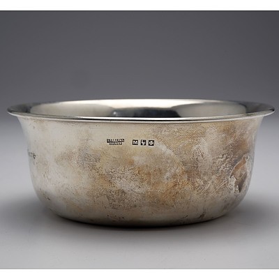 Australian Crested and Engraved Sterling Silver Bowl with Emu Hallmark, 146g