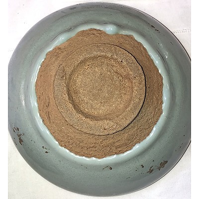 Chinese Junyao Chun Glaze Bowl with Purple Splash, Possibly Jin to Ming Dynasty