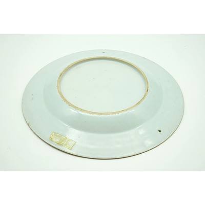 18th Century Chinese Export Famille Rose Plate