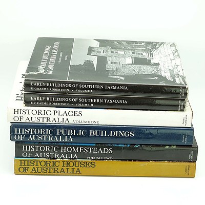 Early Buildings of Southern Tasmania Volumes 1 and 2, Historic Houses of Australia and More