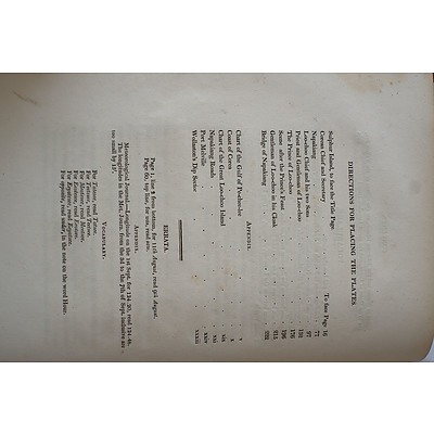Three Antiquarian Books Including An Account of A Voyage of Discovery By Captain Basil Hall 1818, Walks About Jerusalem 2nd Edition, and Williams' Missionary Enterprises 1938