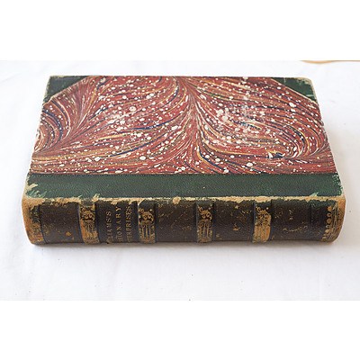 Three Antiquarian Books Including An Account of A Voyage of Discovery By Captain Basil Hall 1818, Walks About Jerusalem 2nd Edition, and Williams' Missionary Enterprises 1938