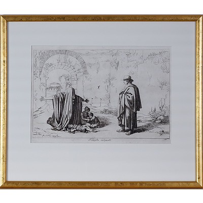 Bartolomeo Pinelli (Italian 1781-1835) Three Various Engravings Dated 1809 and 1815