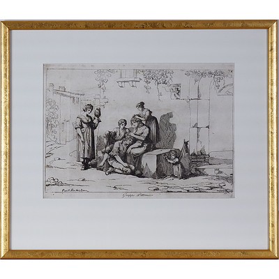 Bartolomeo Pinelli (Italian 1781-1835) Three Various Engravings Dated 1809 and 1815