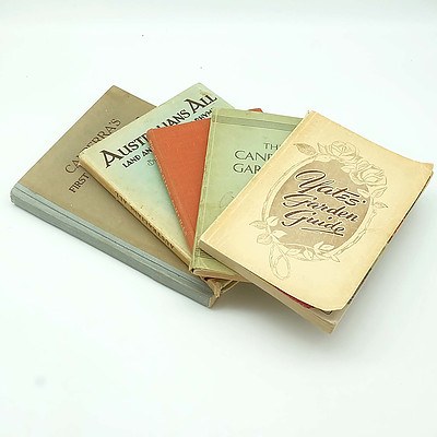 The Canberra Gardener Jubilee Edition, Australians All Land and Sea Folk in Rhyme, Canberra's First Hundred Years and After 1927 and More 