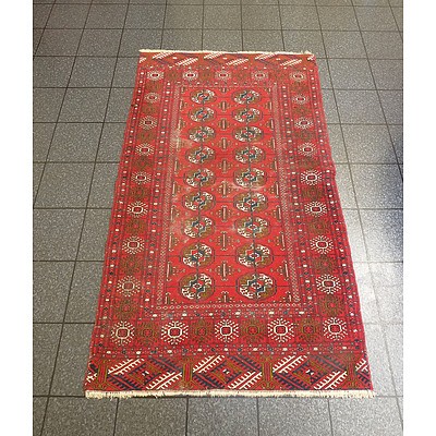 Hand Knotted Wool Pile Bokhara Rug