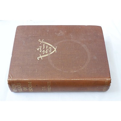 LATE ADDITION, T.E. Lawrence Seven Pillars of Wisdom Jonathon Cape London 1935