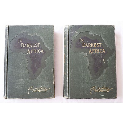 LATE ADDITION, Henry M. Stanley, In Darkest Africa Illustrated Volumes I and II, Charles Scribner's Sons, 1890