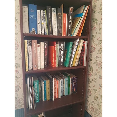 LATE ADDITION, Five Shelves of Various Novels and Biographies, Including John Howard The Menzies Era, A Thinking Reed Barry Jones