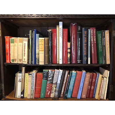 LATE ADDITION, Two Shelves of Various Books, Hitti History of Syria, Henry Salt A Voyage to Abssinia and More