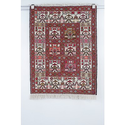 Caucasian Soumak Type Flat Weave Rug