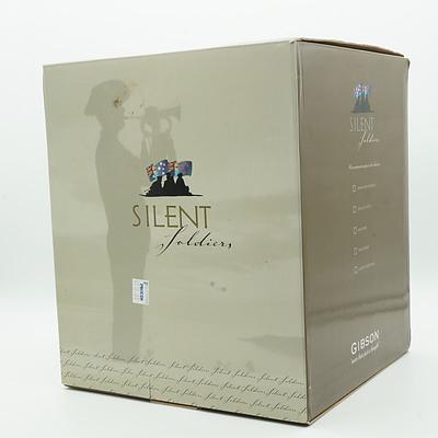 Limited Edition Gibson Cast Resin Silent Soldiers, Man with Donkey, 3965/5000