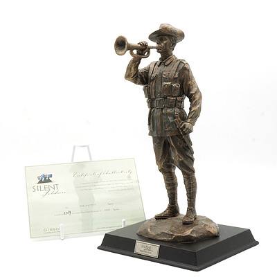 Limited Edition Gibson Cast Resin Silent Soldiers, The Last Post, 3769/5000