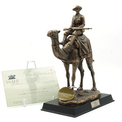 Limited Edition Gibson Cast Resin Silent Soldiers, Camel Corps, 1014/5000
