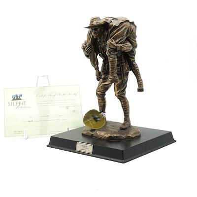 Limited Edition Gibson Cast Resin Silent Soldiers, Mateship, 4404/5000