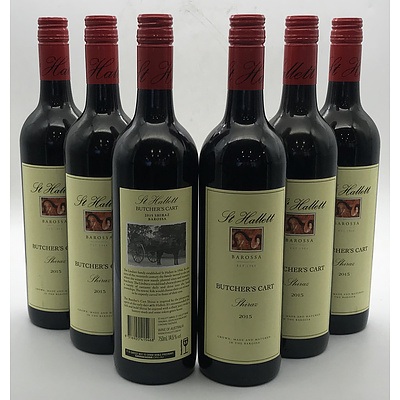 Case of 6x St Hallett 2015 Butcher's Cart Shiraz 750ml