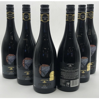 Case of 6x Tyrell's Wines 2008 Rufus Stone Shiraz 750ml