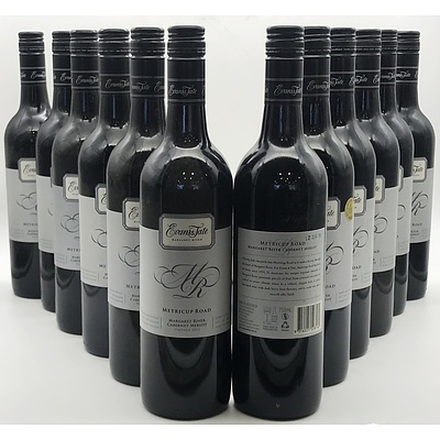 Case of 12x Evans & Tate 2011 Metricup Road Cabernet Merlot 750ml