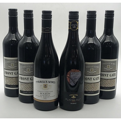 Case of 6x Tyrell's Wines Assorted Red Wines