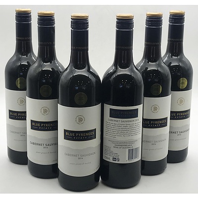 Case of 6x Blue Pyrenees 2014 Cabernet Sauvignon 750ml