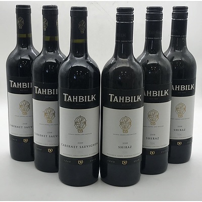 Case of 3x Tahbilk 2006 Shiraz & 3x Tahbilk 2006 Cabernet Sauvignon 750ml