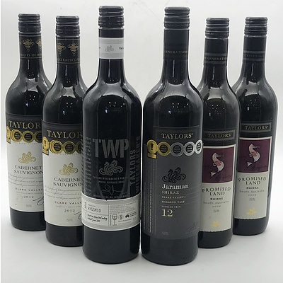 Case of 6x Assorted Taylor's Winemakers Project Red Wines