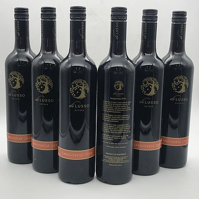 Case of 6x Di Lusso 2014 Sangiovese 750ml