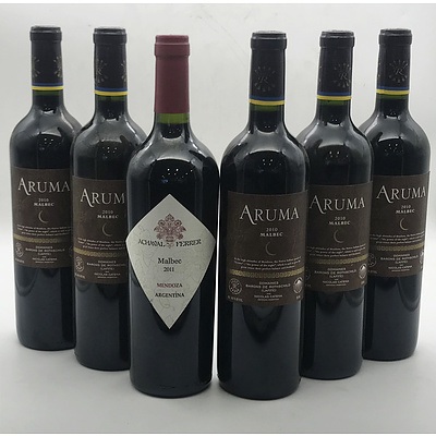 Case of 1x Achaval Ferrer 2011 Malbec & 5x Bodegas Caro 2010 Aruma Malbec