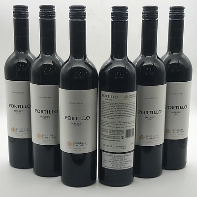 Case of 6x Bodegas Salentein 2013 Portillo Malbec 750ml
