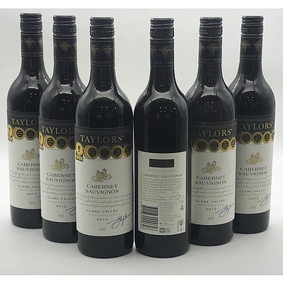 Case of 6x Taylors 2012 Cabernet Sauvignon 750ml