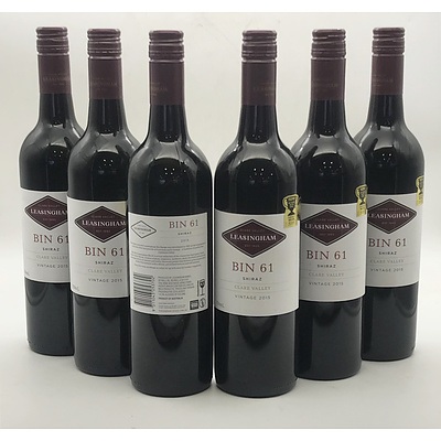Case of 6x Leasingham 2015 Bin 61 Clare Valley Shiraz