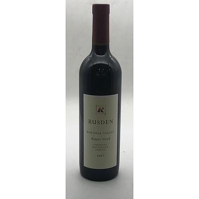 Bottle of Rusden 2007 Ripper Creek Cabernet Sauvignon Shiraz 750ml