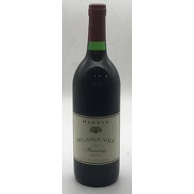 Bottle of Hardys 1991 McLaren Vale Hermitage Shiraz 750ml