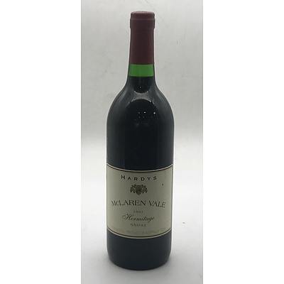 Bottle of Hardys 1991 McLaren Vale Hermitage Shiraz 750ml