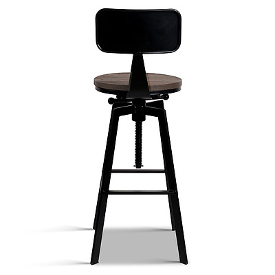 Rustic Industrial Metal Bar Stool - Brand New