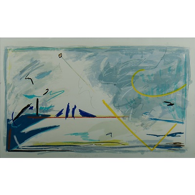 STOKES Wendy (b.1957) Two Works, 'Harbour Alive I' 1985 22/60 & 'Water Spaces I - Spring in Between' 1986 27/65