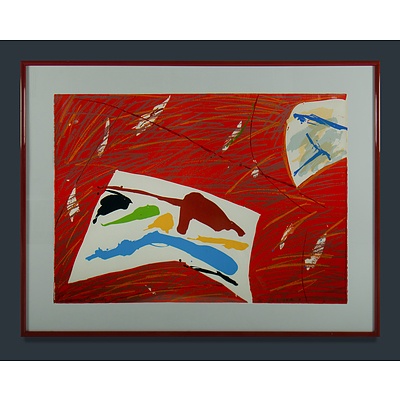 KUO Graham (b.1949) 'Six on White 9' 1982