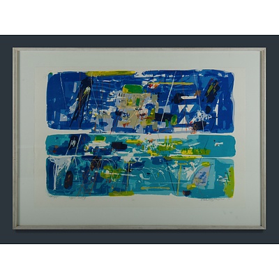 HODGKINSON Frank George (1919-2001) 'Night Loading' 1988