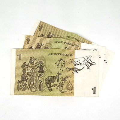 Three Johnston/ Stone Paper Notes