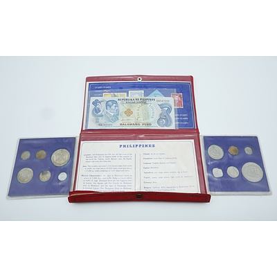 Philippines Pearl of the Orient Seas Stamp and Coin Set