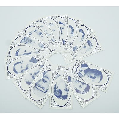 1905 Australian Cricket Team Complete 1980 Reproduction Set