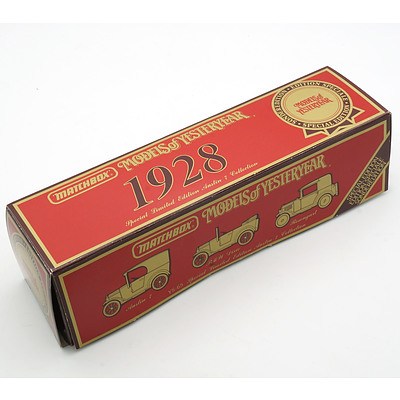 Matchbox Models of Yesteryear Special Limited Edition Austin 7 Collection, Including Austin 7, BMW Dixie and Rosengart